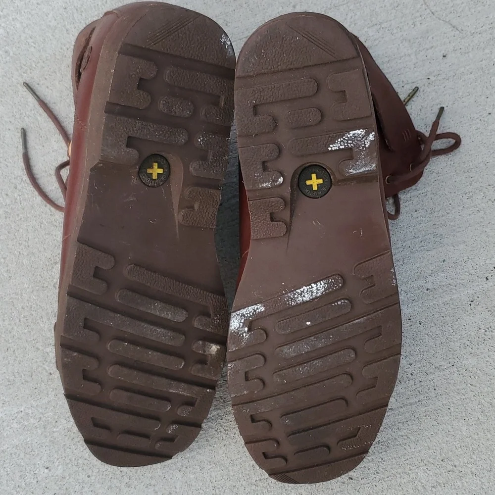 Men's Brown Leather Lace-Up Boots